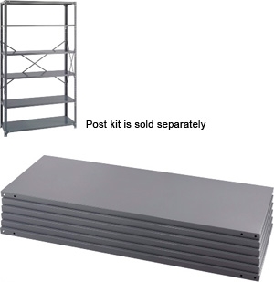 Safco Industrial Steel Shelving Shelf Pack, 48" x 18" 6253