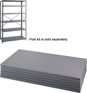 Safco Industrial Steel Shelving Shelf Pack, 48" x 24" 6255