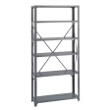 Safco Commercial Steel Shelving, 36" x 12" with 6 Shelves 6268
