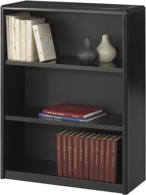 Safco 3-Shelf ValueMate Economy Bookcase 7171BL ES3454