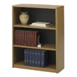 Safco 3-Shelf ValueMate Economy Bookcase 7171MO (Medium Oak) ES3456