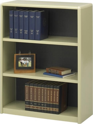 Safco 3-Shelf ValueMate Economy Bookcase 7171SA ES3457