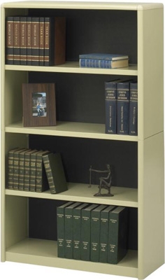 Safco 4-Shelf ValueMate Economy Bookcase 7172SA ES3461