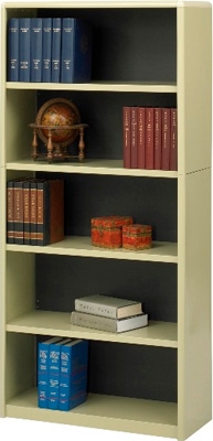 Safco 5-Shelf ValueMate Economy Bookcase 7173SA ES3465
