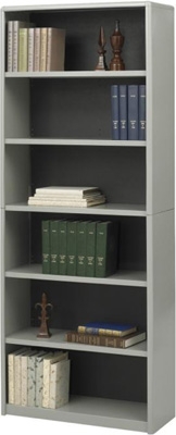 Safco 6-Shelf ValueMate Economy Bookcase 7174GR ES3467