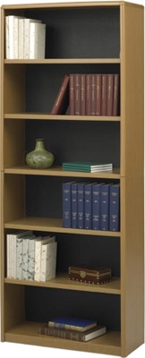Safco 6-Shelf ValueMate Economy Bookcase 7174MO ES3468