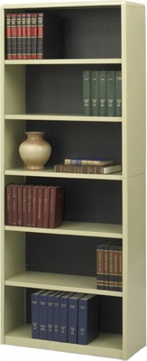 Safco 6-Shelf ValueMate Economy Bookcase 7174SA ES3469