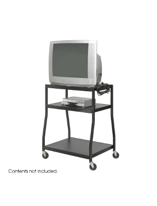 "Safco Steel Wide-Body Cart 54"" High 8930BL" ES3506