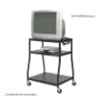 "Safco Steel Wide-Body Cart 44"" High 8931BL" ES3507