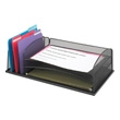 Safco Onyx B-Size 3 Horizontal/3 Upright Sect 9439BL ES3526