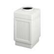Safco Canmeleon Recessed Panel, Top Open, 38 Gallon-Square 9475GR (Gray) ES3538
