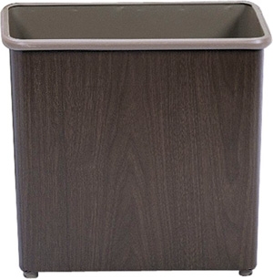 Safco Rectangular Wastebasket, 27.5 Qt. (Qty.3) 9615WL