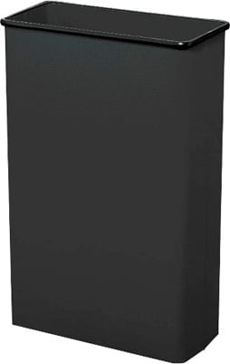 "Safco Rectangular Wastebasket, 88 Qt. (Qty.3) 9618BL" ES3552