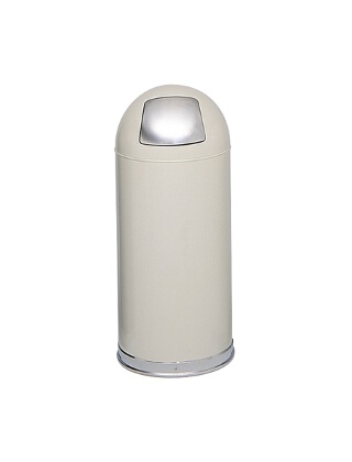 Safco Push Door Dome Top Receptacles 9636PT ES3558