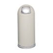 Safco Push Door Dome Top Receptacles 9636PT (Putty) ES3558