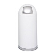Safco Push Door Dome Top Receptacles 9636WH (White) ES3559