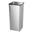 Safco Receptacle Base, 21 Gallon 9656SS (Stainless Steel) ES3564