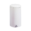 Safco Round Step-On Receptacle, 7-Gallon 9683WH (White) ES3576