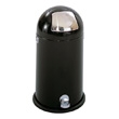 Safco Dome Step-On Receptacle, 9 Gallon 9720BL