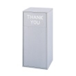 Safco Flat Top Wood Receptacle 9728GR ES3596