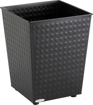 Safco Checks Wastebasket (Qty.3) 9733BL ES3600