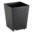 Safco Checks Wastebasket (Qty.3) 9733BL (Black) ES3600