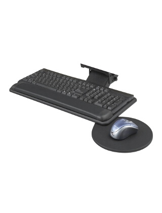 Safco Adjustable Keyboard Platform With Swivel Mouse Tray ES3631