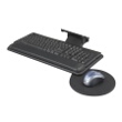 Safco Adjustable Keyboard Platform With Swivel Mouse Tray 2135BL ES3631