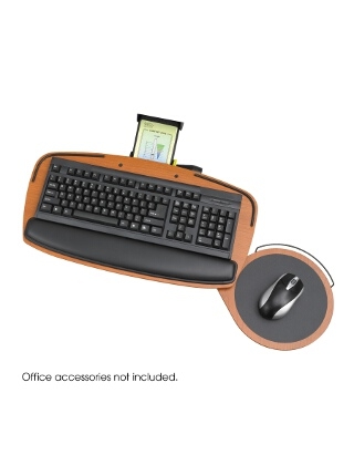 Safco Premier Series Keyboard Platform with Control Zone ES3633