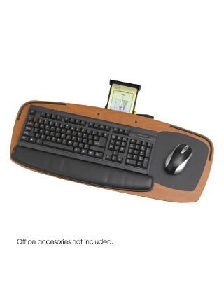 Safco Premier Series 27" Keyboard Platform with Control Zone ES3636