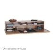 Safco 58" Low Profile Desk Top Organizer 3671MO