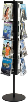 Safco In-View Rotary Literature Display ES3717