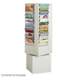 Safco 44-Pocket Steel Rotary Magazine Rack 4324GR (Gray)