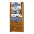 Safco 5-Pocket Wood Magazine Rack ES3738