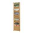 Safco 12-Pocket Wood Magazine Rack 4331MO (Medium Oak) ES3741