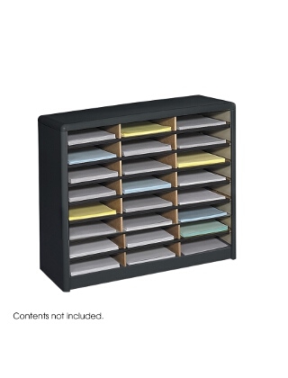 Safco Value Sorter Literature Organizer, 24 Compartment ES3775