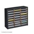 Safco Value Sorter Literature Organizer, 24 Compartment 7111BL ES3775