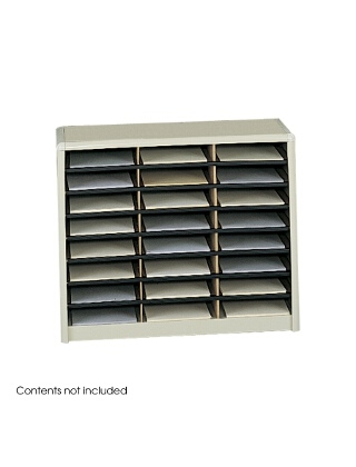 Safco Value Sorter Literature Organizer, 24 Compartment ES3778