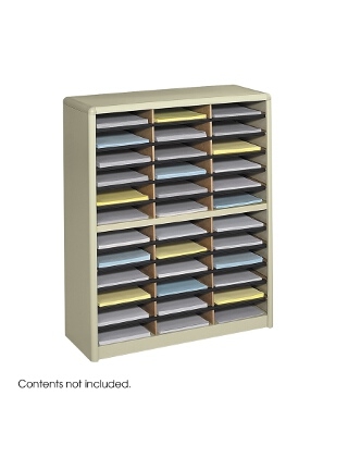 Safco Value Sorter Literature Organizer, 36 Compartment ES3782