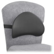 Safco Memory Foam Low Profile Backrest (Qty.5) 7155BL ES3794