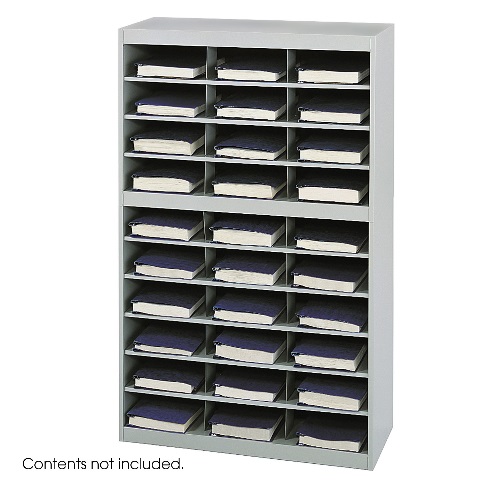 Safco E-Z Stor Steel Project Organizer, 30 Compartments ES3808