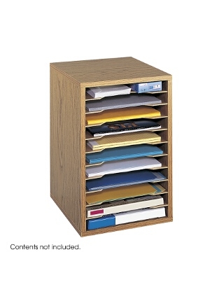 Safco Vertical Desk Top Sorter - 11 Compartment ES3835