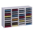 Safco Wood Adjustable Literature Organizer, 36 Compartment 9424GR (Gray) ES3842