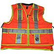 Safety Apparel SVX - Light Duty X-Back Summer Vest - Safety Orange (4 Sizes Available) ES7944