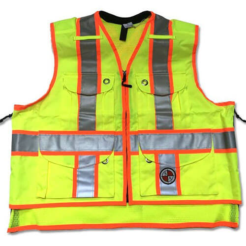 Safety Apparel SVX - Light Duty X-Back Summer Vest - Power Yellow