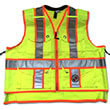 Safety Apparel SVX - Light Duty X-Back Summer Vest - Power Yellow (4 Sizes Available) ES7945