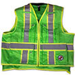 Safety Apparel SVX - Light Duty X-Back Summer Vest - Lime Green (4 Sizes Available) ES7946