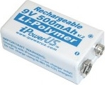 Schonstedt 9-Volt Rechargeable Lithium Battery B11015