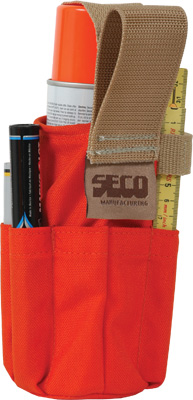 Seco Spray Can Holder with Pockets 8098-10-ORG ES2655