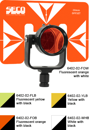 Seco 62 mm Premier Prism Assembly with 6" x 9" Target